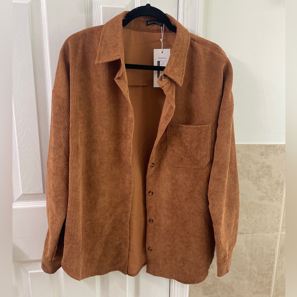 Brown Corduroy Button Down